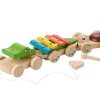 Musical Toys EverEarth | Everearth - Pull Along Musical Crocodile