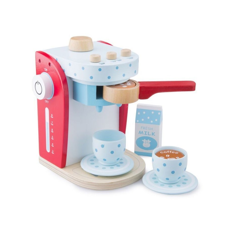 Imaginative Play New Classic Toys | New Classic Toys - Coffee Machine - Blue