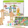 New Products Kid Made Modern | Kid Made Modern - Wooden Robot Kit