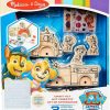 New Products Melissa & Doug | Melissa & Doug - Paw Patrol - Wooden Vehicles Craft Kit