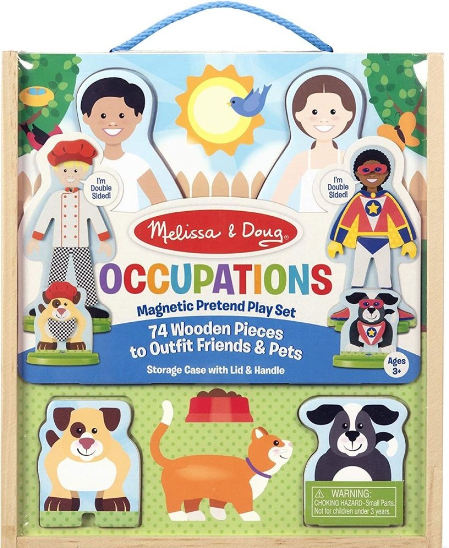 Imaginative Play Melissa & Doug | Melissa & Doug - Occupations Magnetic Dress-Up Play Set