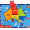 Puzzles Fun Factory | Fun Factory - Australia Map Raised Puzzle