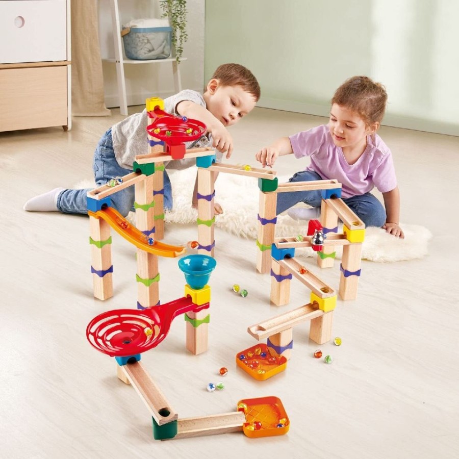 New Products Hape | Hape - Tricks & Twists Marble Track 129Pc