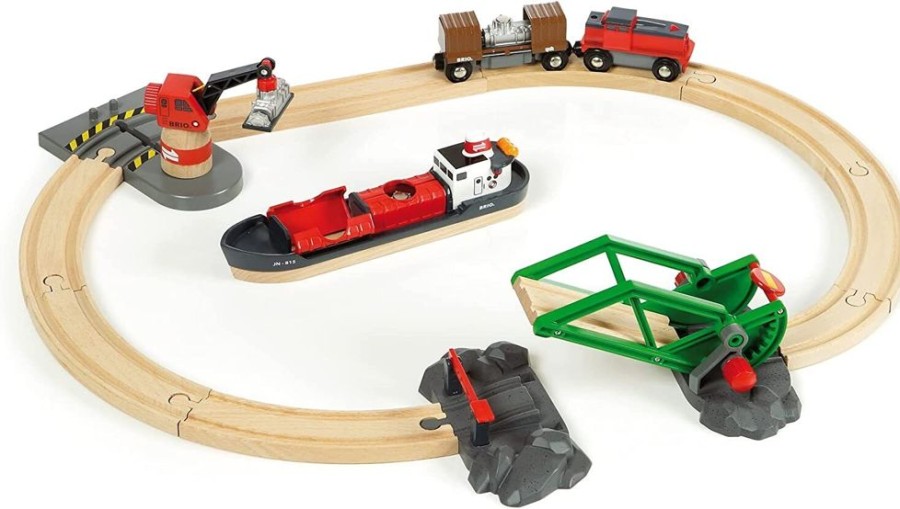 Cars, Trains & Vehicles BRIO | Brio - Cargo Harbour Set (16 Pieces)