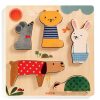 Puzzles Djeco | Djeco - Woody Pets Puzzle 5Pc