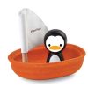 New Products PlanToys | Plantoys - Sailing Boat - Penguin