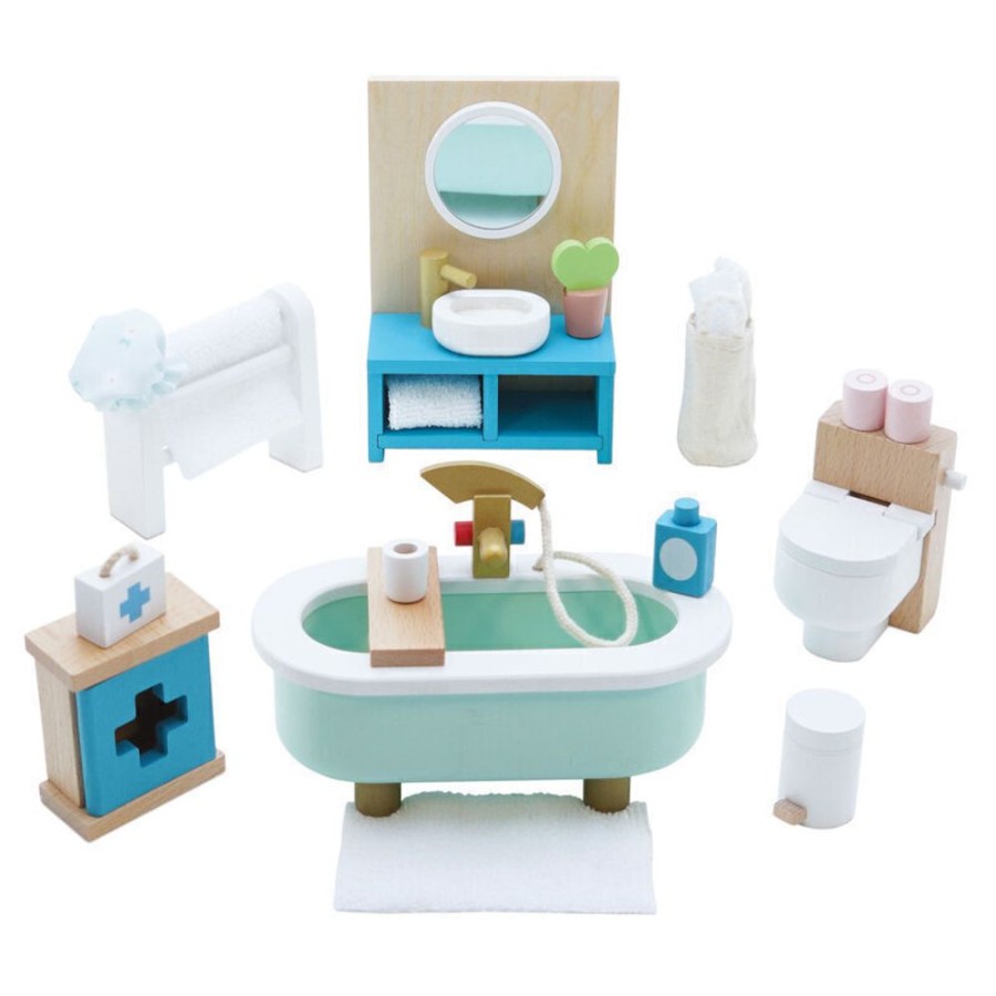 Dolls And Accessories Le Toy Van | Le Toy Van - Daisylane Bathroom