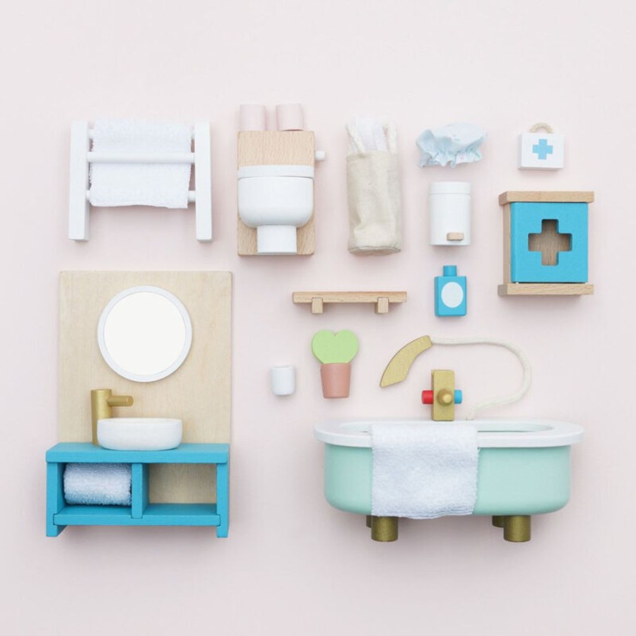 Dolls And Accessories Le Toy Van | Le Toy Van - Daisylane Bathroom