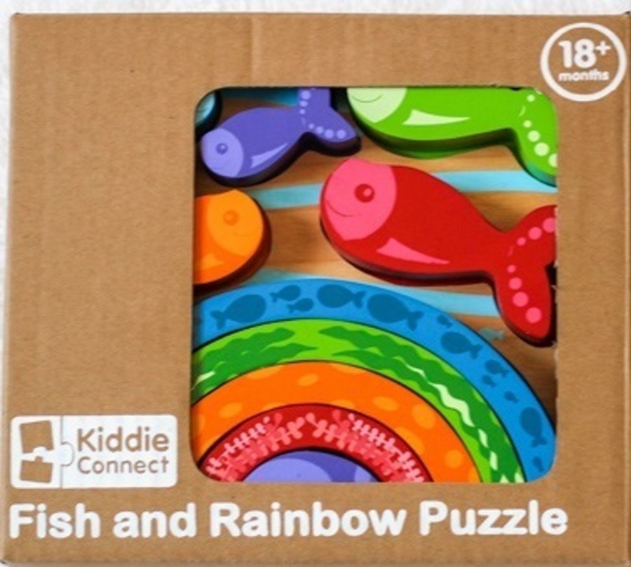 Puzzles Kiddie Connect | Kiddie Connect - Rainbow Fish Puzzle