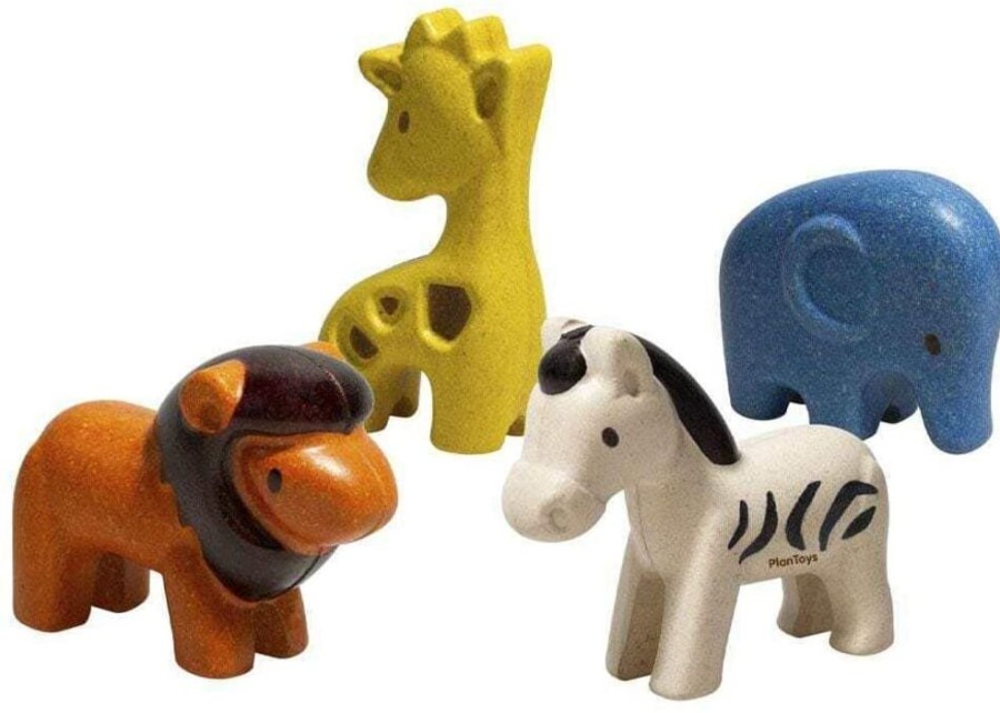 New Products PlanToys | Plantoys - Wild Animals Set