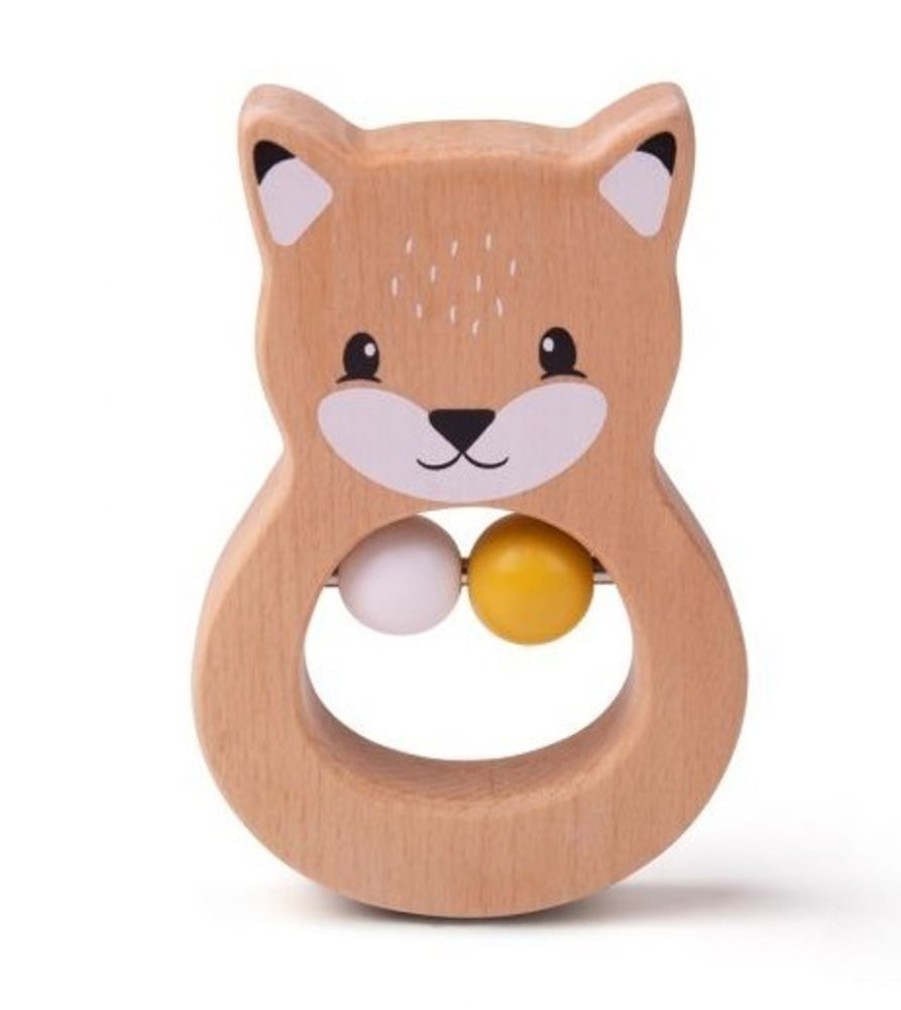 New Products Bigjigs Toys | Bigjigs - Fox Rattle