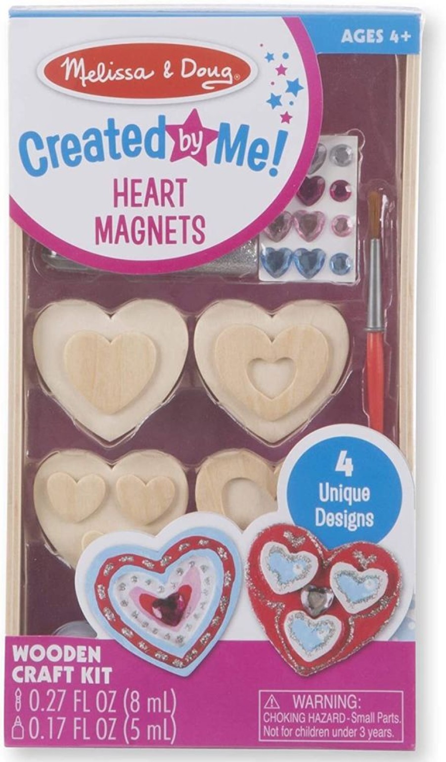 Art & Craft Melissa & Doug | Melissa & Doug - Created By Me! Heart Magnets