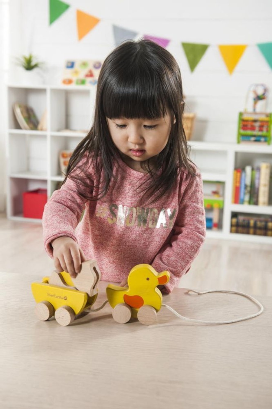 New Products EverEarth | Everearth - Pull Along Duck And Its Egg