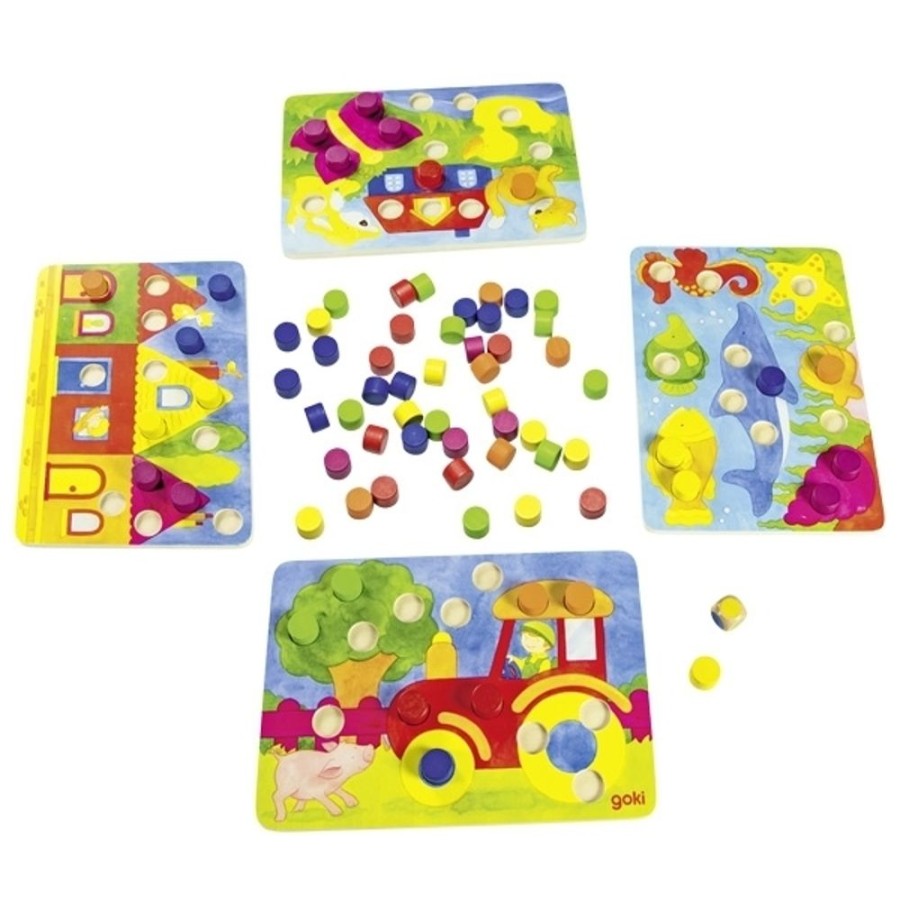 Games GOKI | Goki - Colour Dice Game