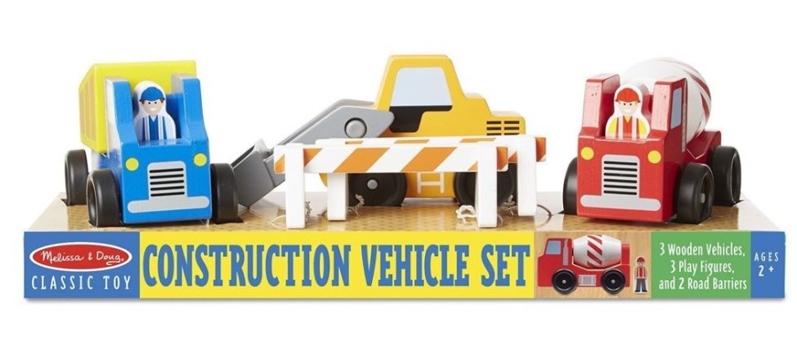 Cars, Trains & Vehicles Melissa & Doug | Melissa & Doug - Construction Vehicle Set