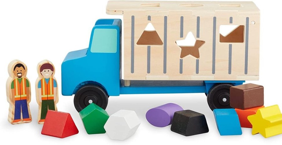 Baby, Toddler & Preschool Toys Melissa & Doug | Melissa & Doug - Shape-Sorting Dump Truck